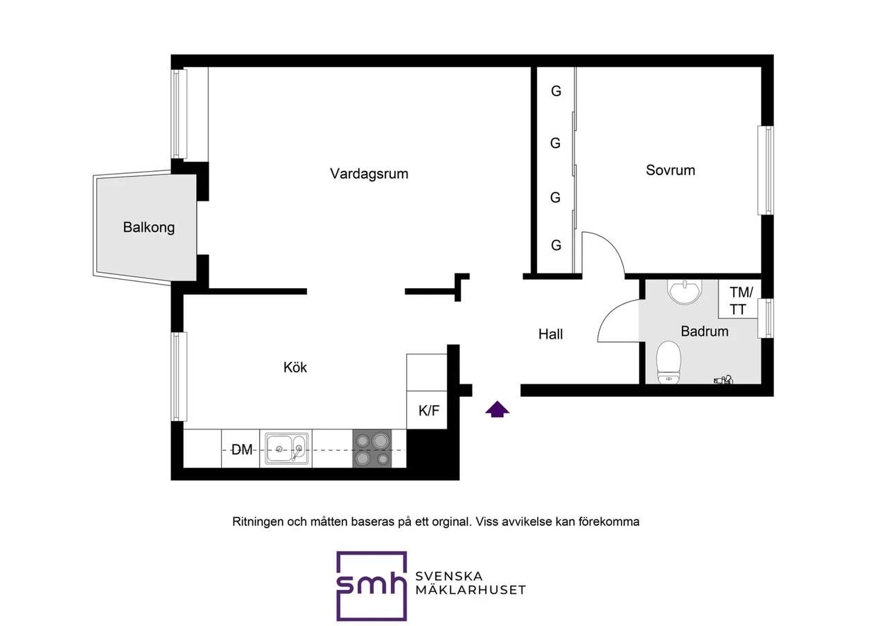 Floor plan for Ibsengatan 84
