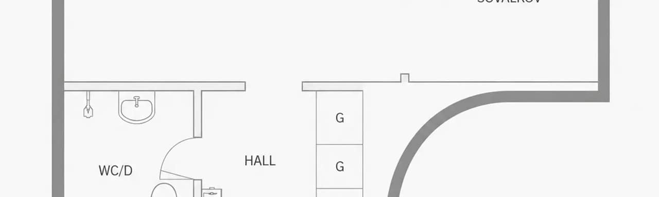 Floor plan for Domkyrkoesplanaden 9