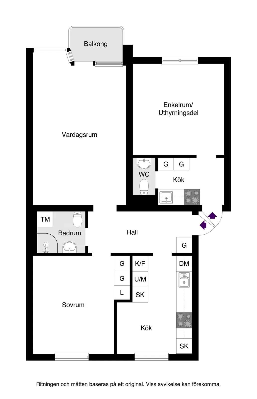 Planritning för Torkelsgatan 28B