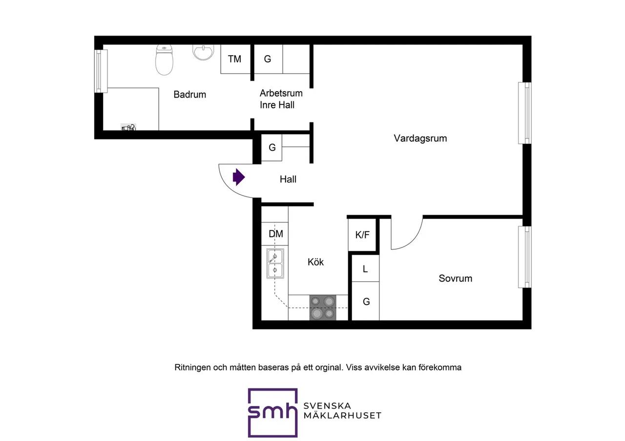 Floor plan for Wergelandsgatan 4