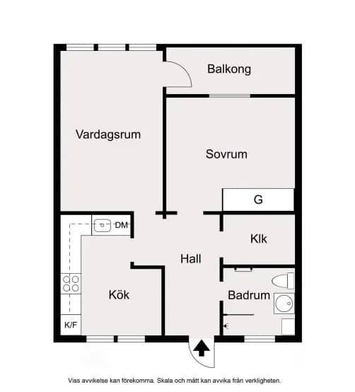 Floor plan for Tulpangatan 8