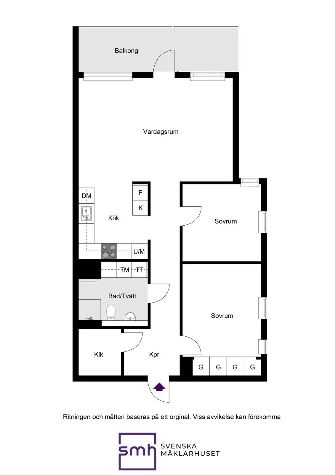 Floor plan for Siloplatsen 2