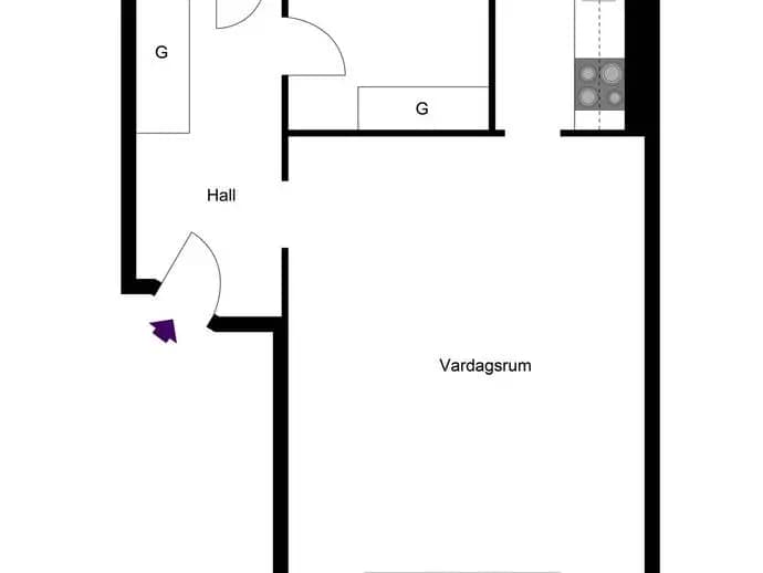 Floor plan for Aspstigen 1