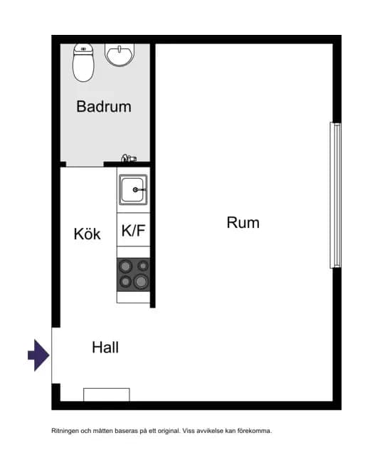 Floor plan for Arvodesvägen 18