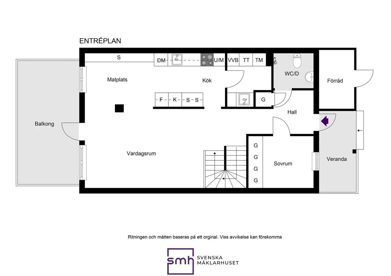 Floor plan for Klintvägen 57