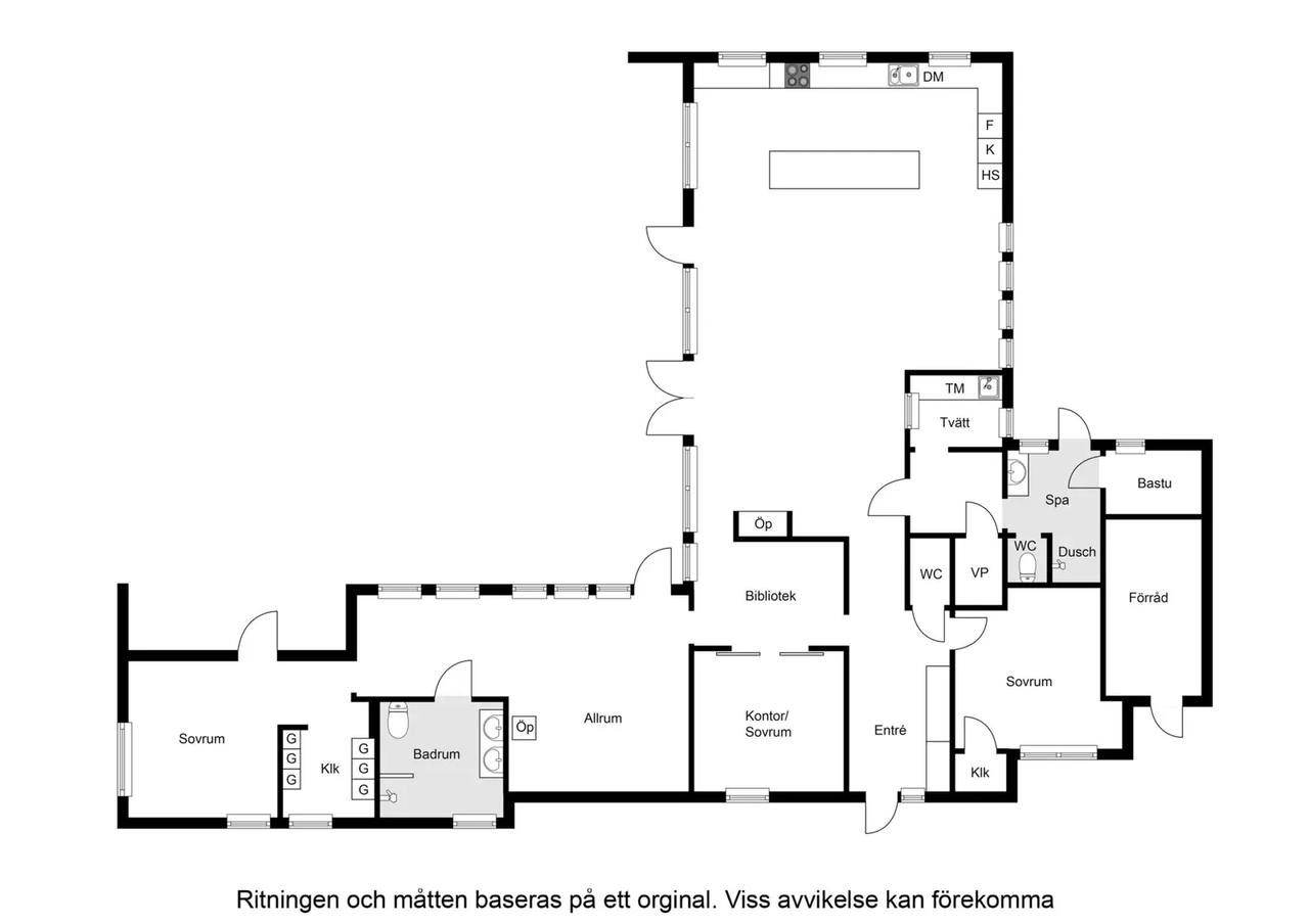 Floor plan for Meteorvägen 38