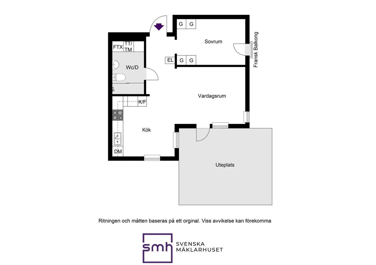 Floor plan for Limonitvägen 10