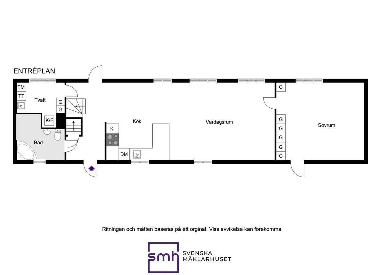 Floor plan for Vantingevägen 295