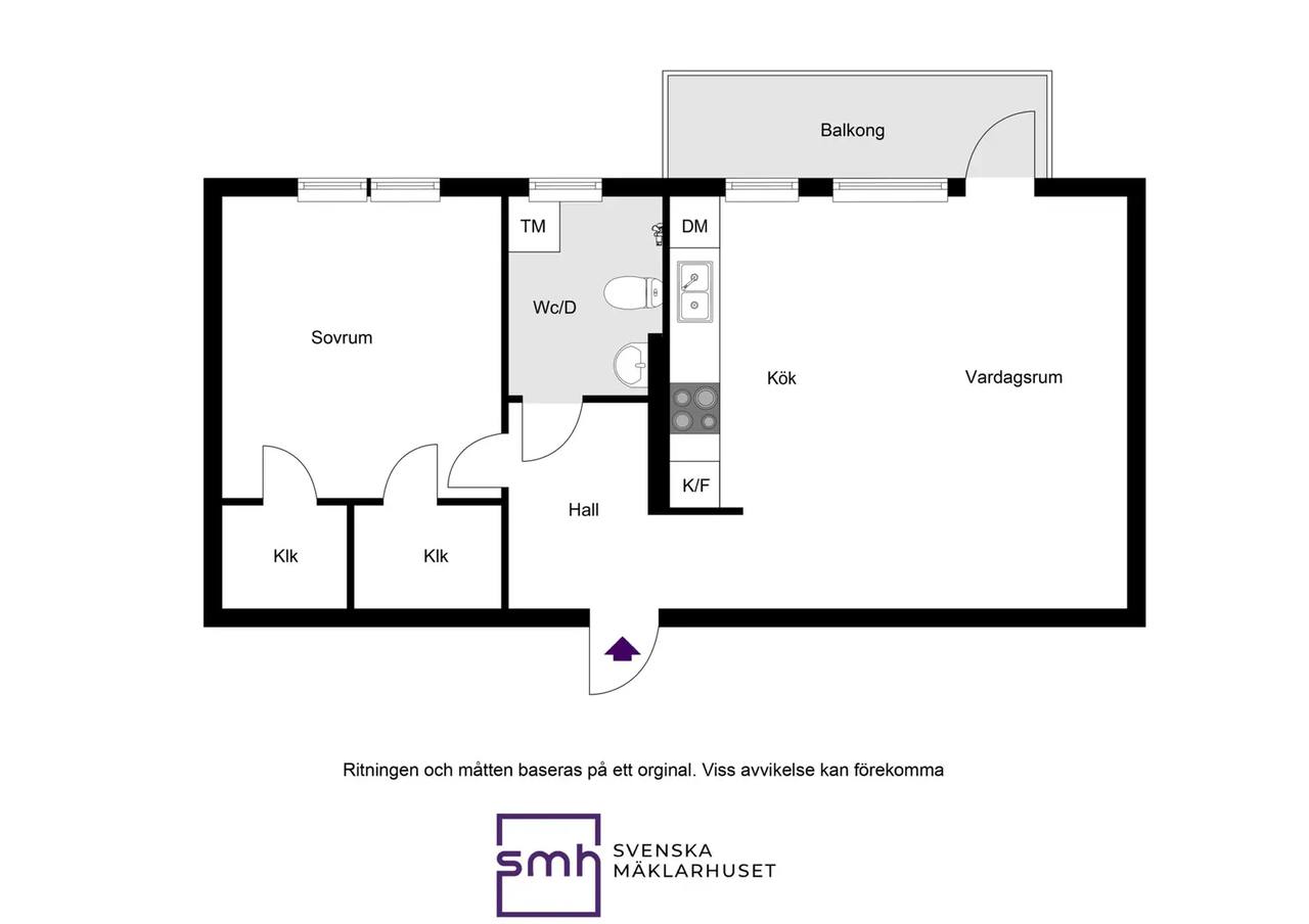 Floor plan for Björketorpsvägen 11