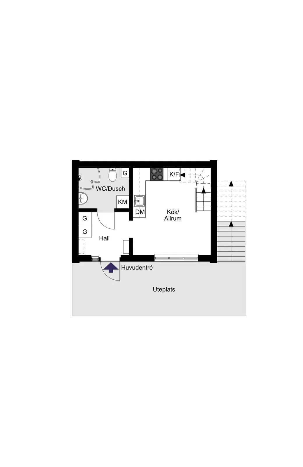 Floor plan for Ripvägen 12