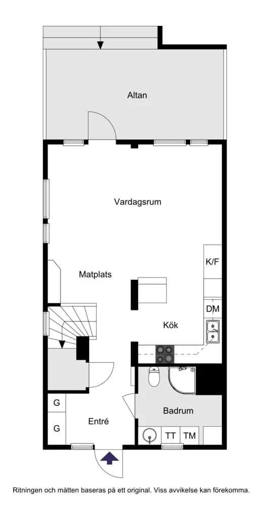 Floor plan for Ängavångsgatan 91