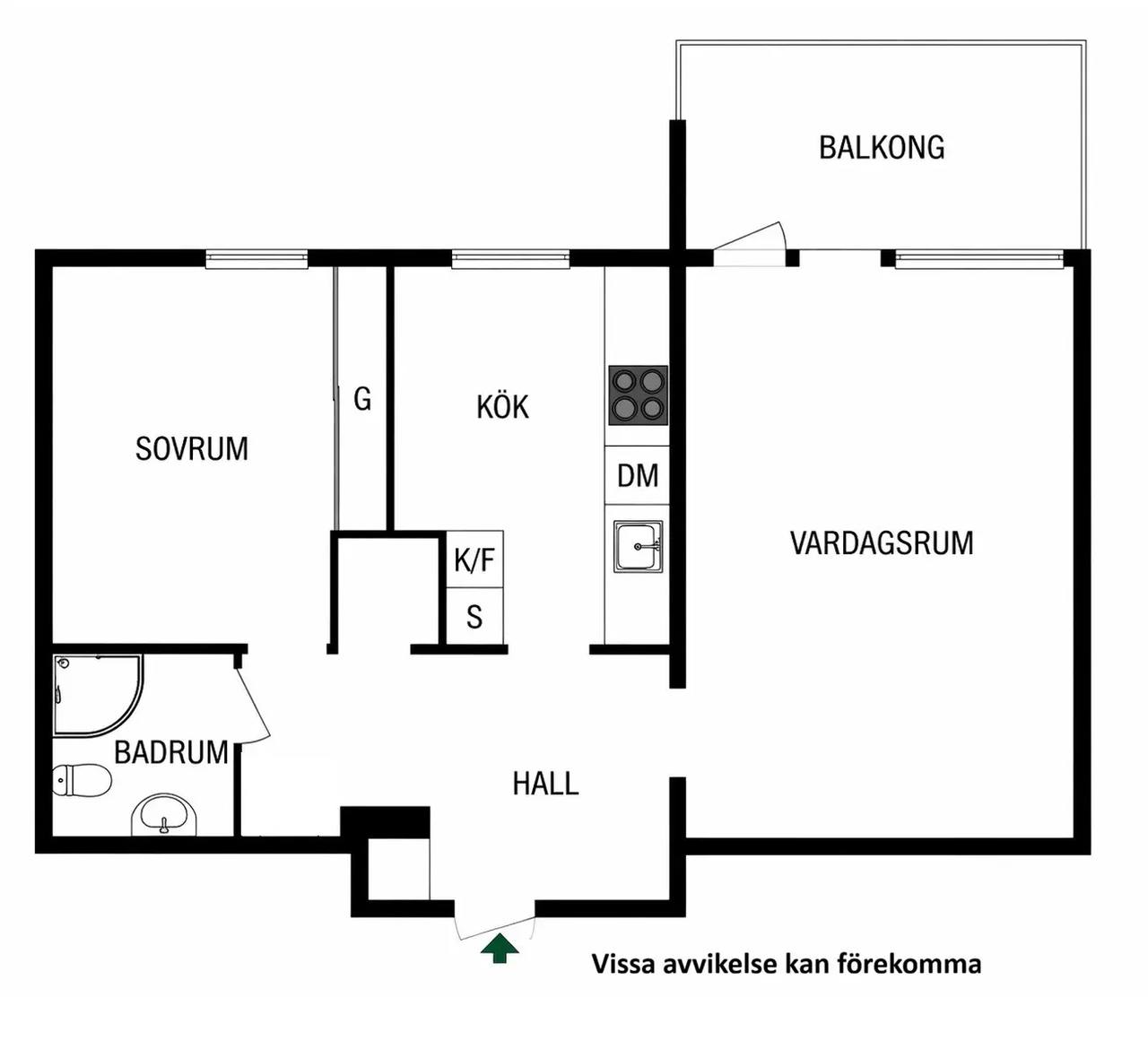 Planritning för Kungsfågelgatan 75