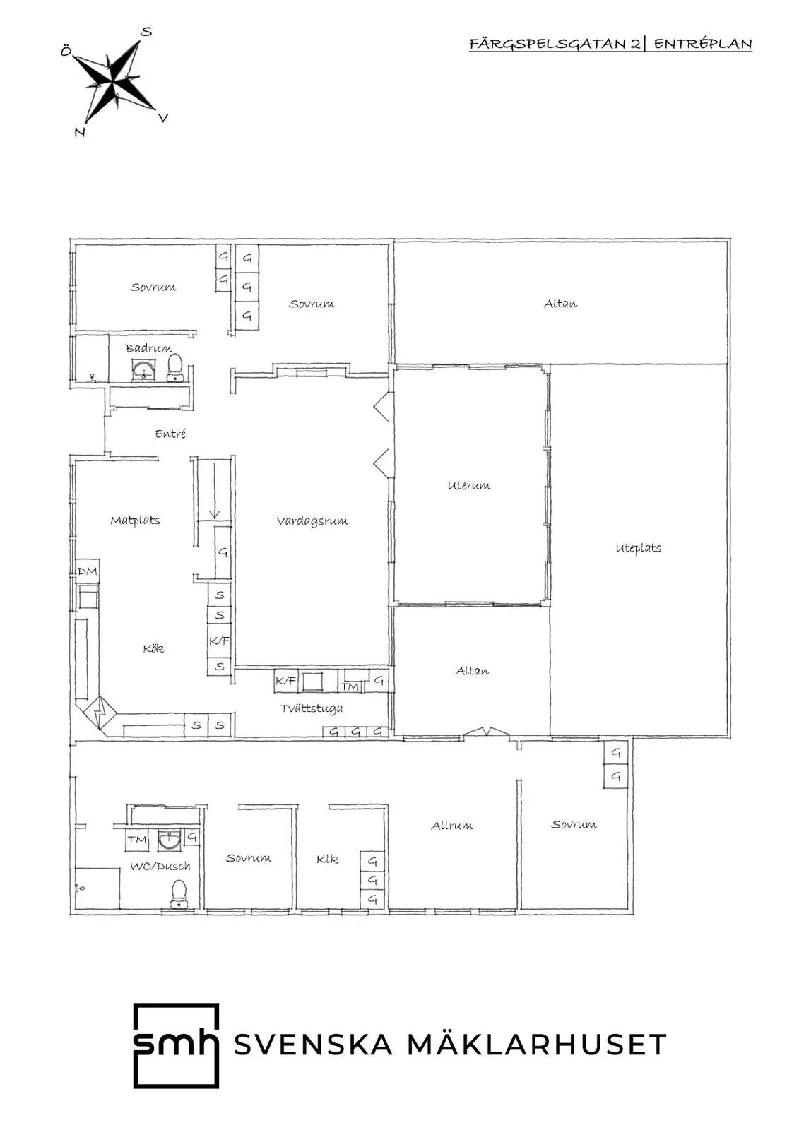 Floor plan for Färgspelsgatan 2