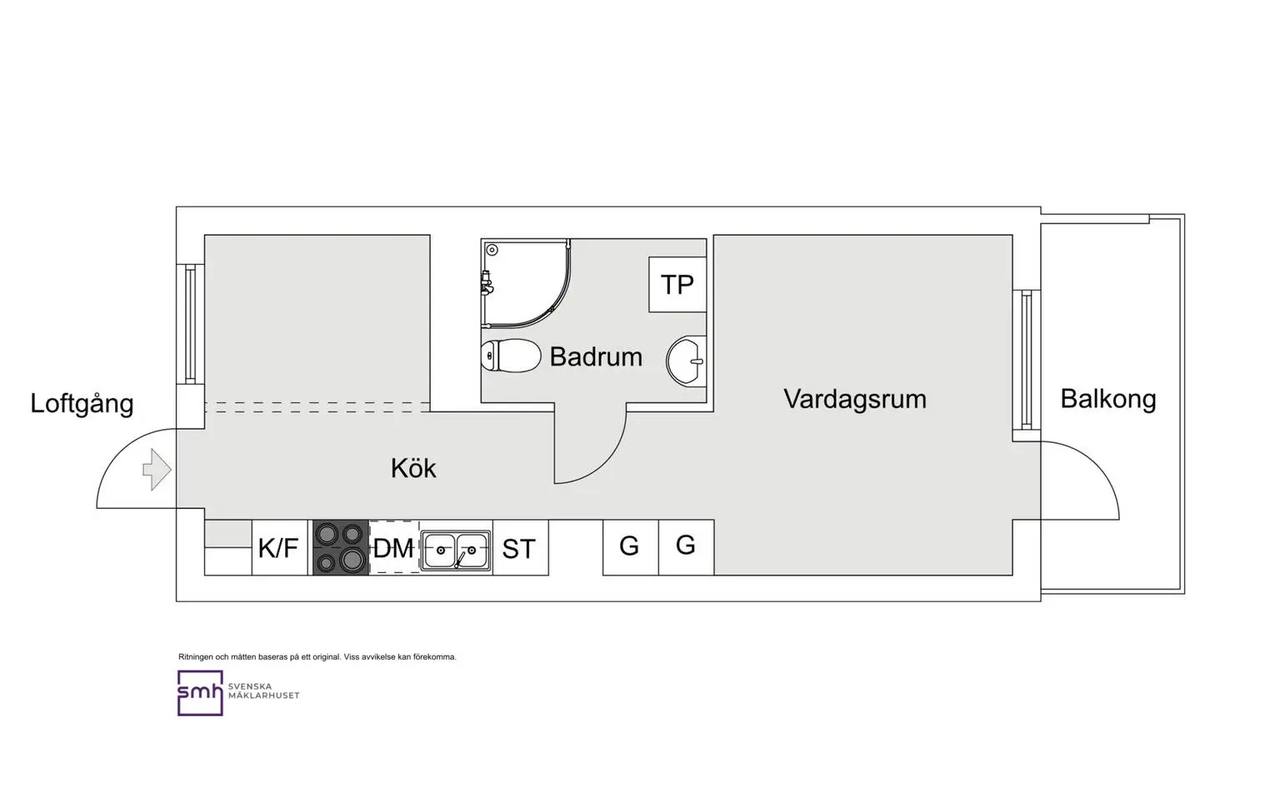 Planritning för Stenkvistavägen 9, 2 tr