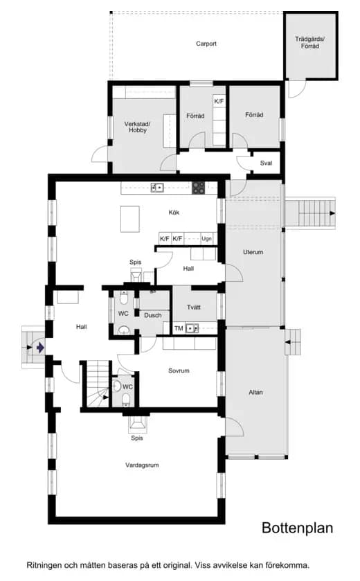 Floor plan for Skepparens väg 9