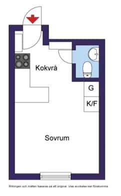 Floor plan for Trehörningen 5