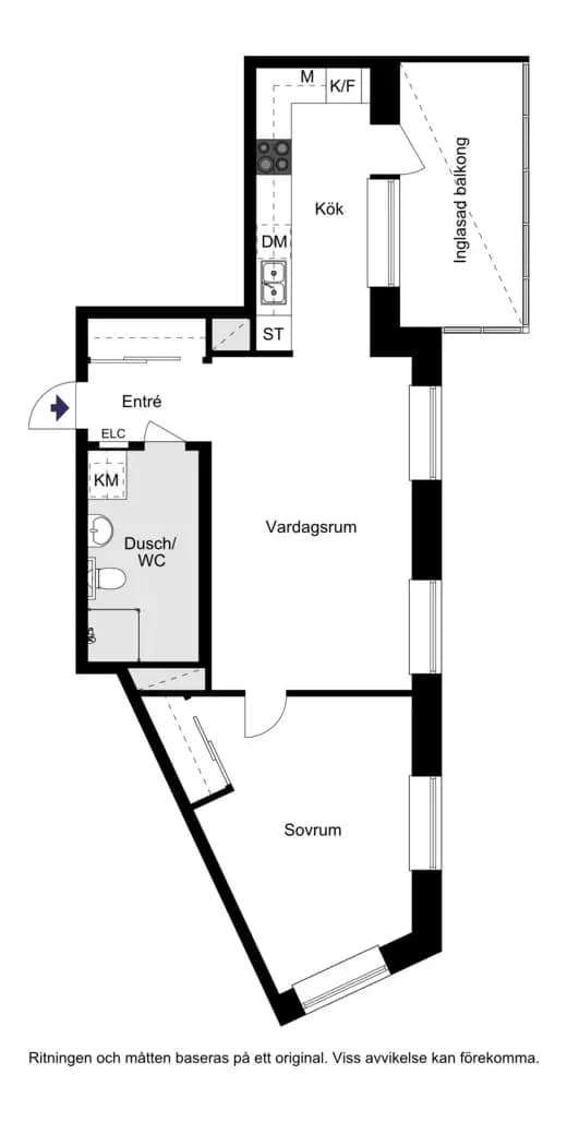Floor plan for Vågbrytargränd 1