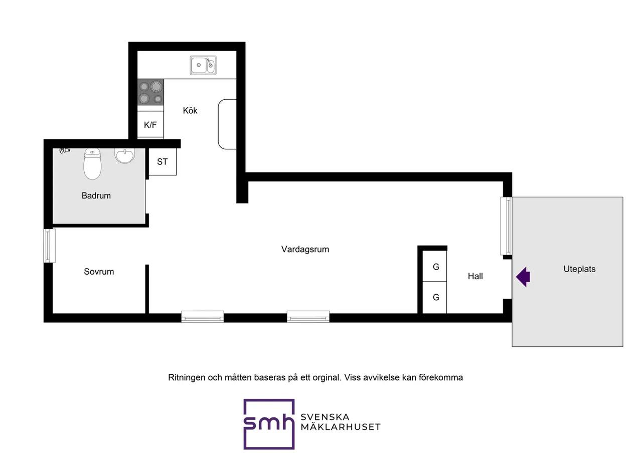Floor plan for Kratsbodavägen 38