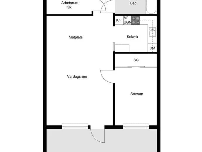 Floor plan for Teknikvägen 119