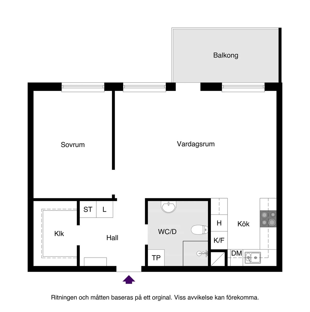 Planritning för Börjegatan 55