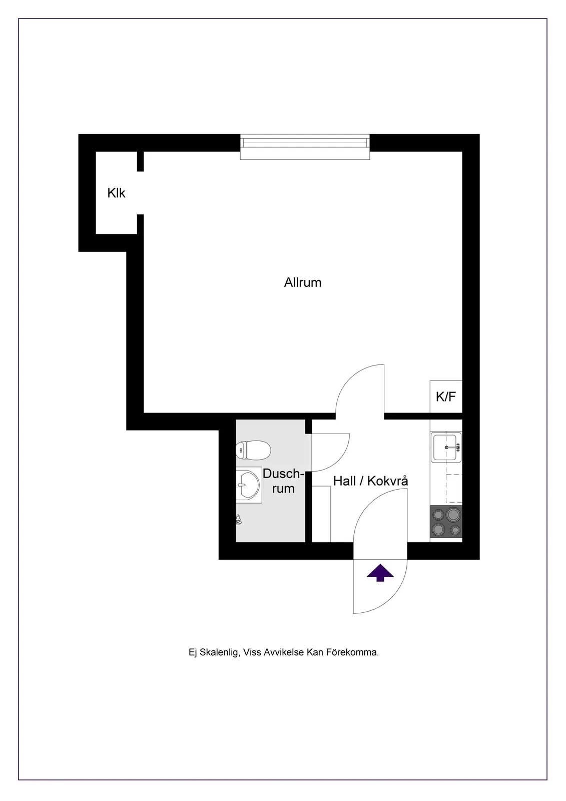 Planritning för Fridhemsgatan 59B