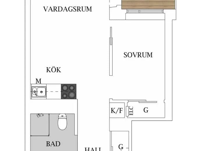 Floor plan for Gjutarplan 2