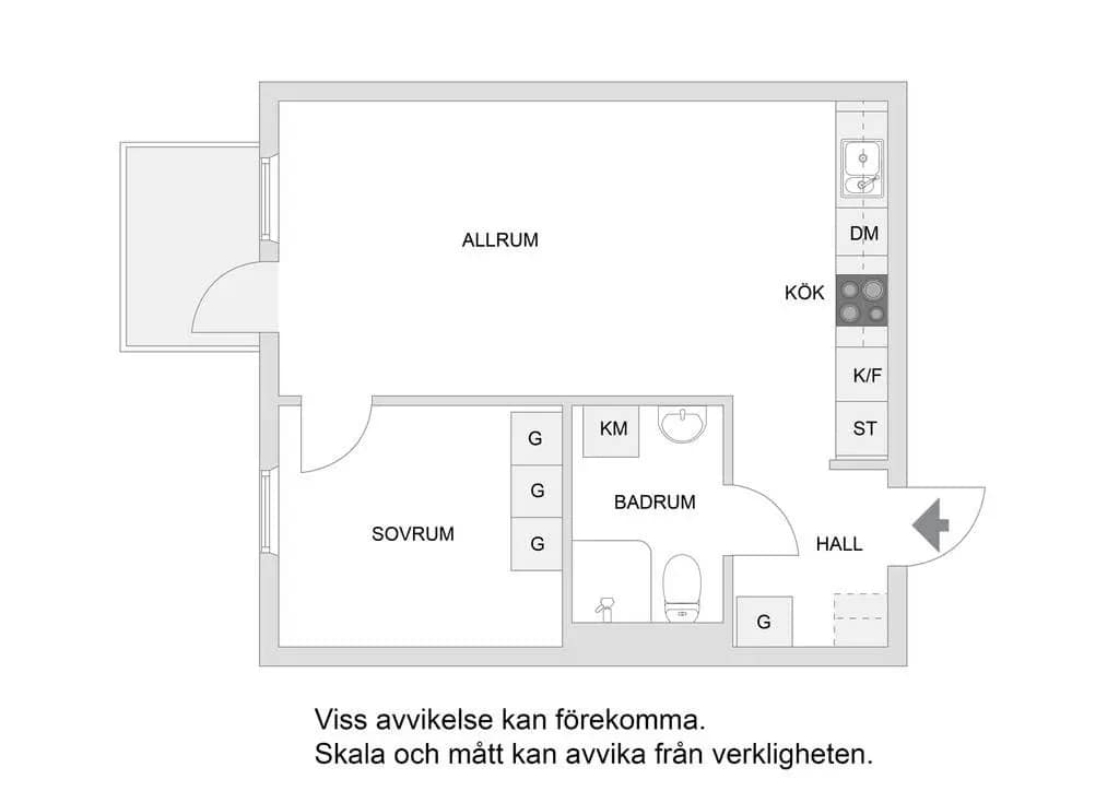 Floor plan for Kista gårdsväg 16