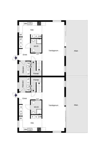 Floor plan for Åbroddsvägen 24
