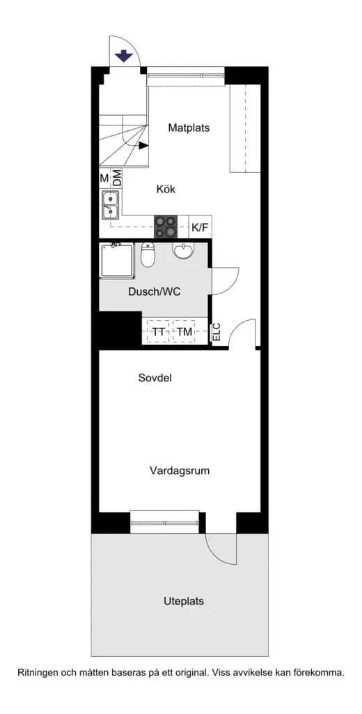 Planritning för Vågbrytargränd 7