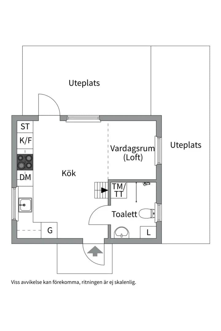 Floor plan for Norrkärrsvägen 20
