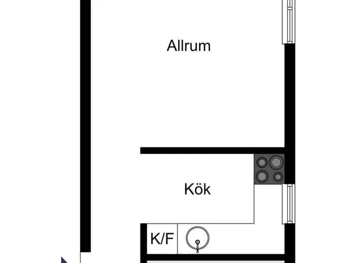 Floor plan for Solbergsvägen 45