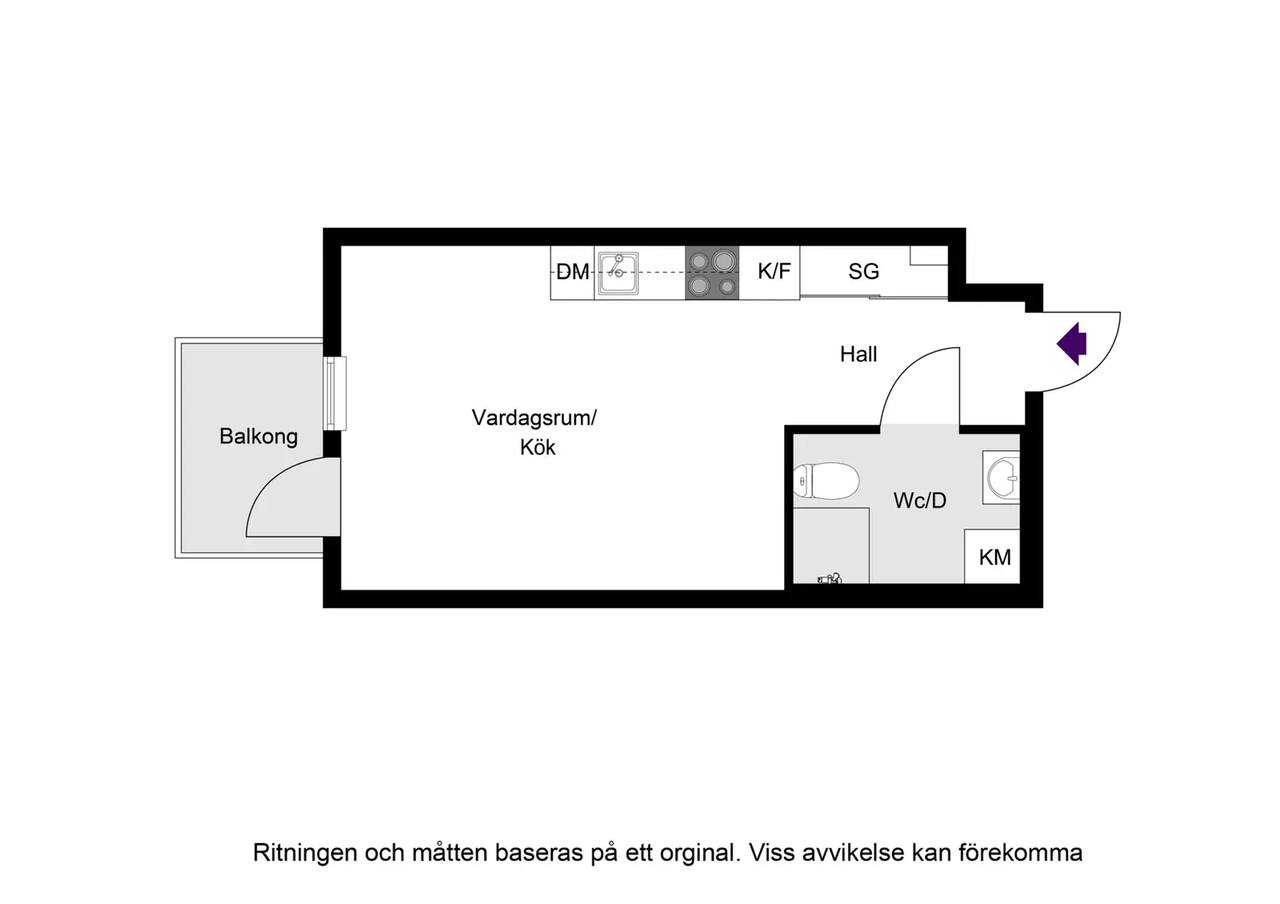 Planritning för Skogsslingan 7