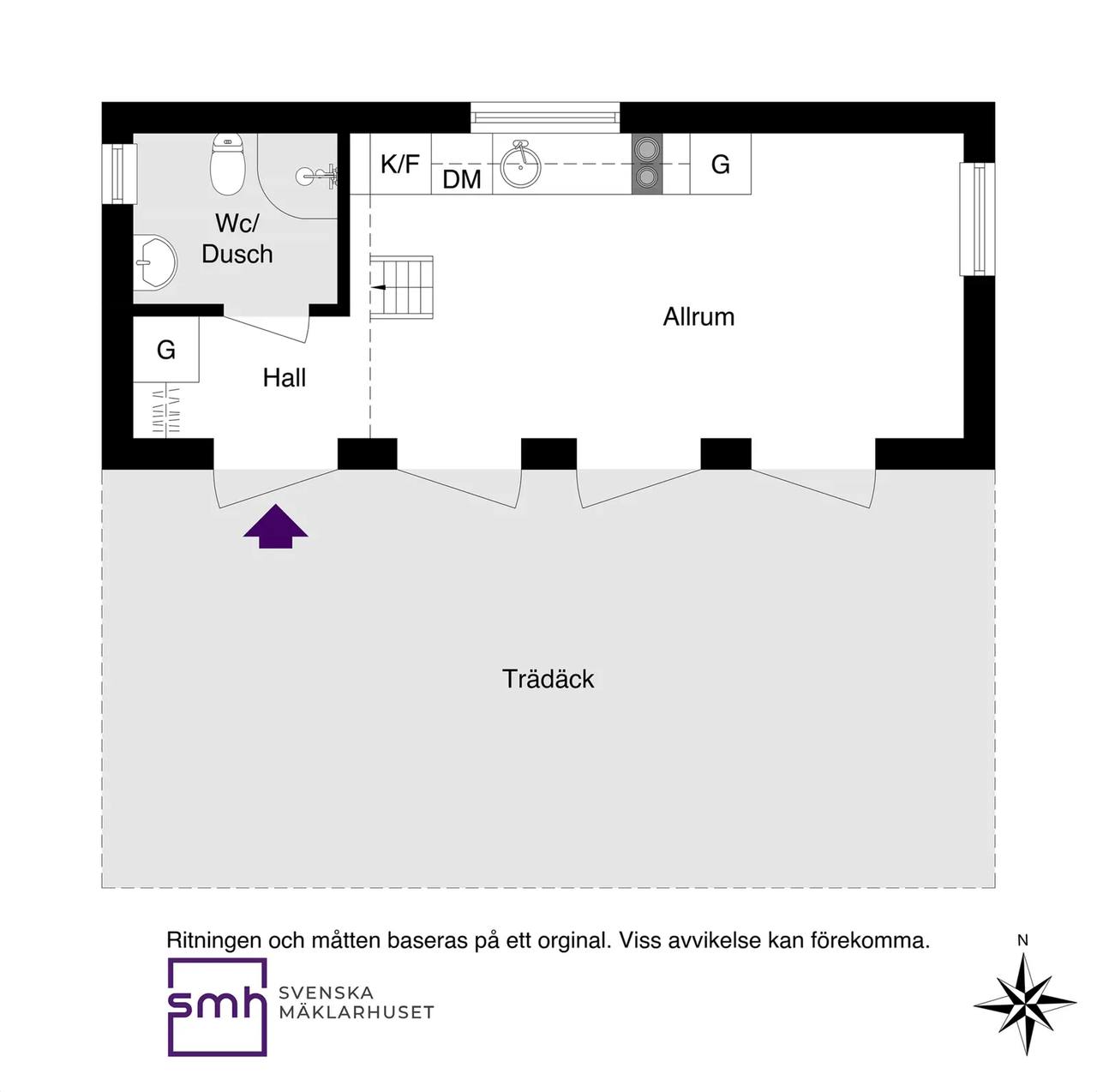 Floor plan for Västansjövägen 53