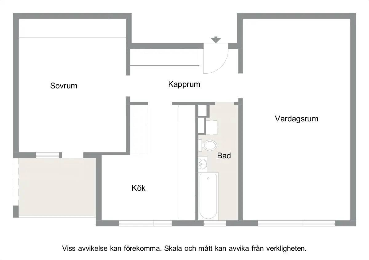 Floor plan for Ormvråksgatan 31