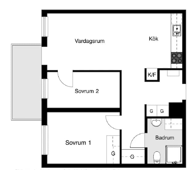 Floor plan for Masugnsvägen 50
