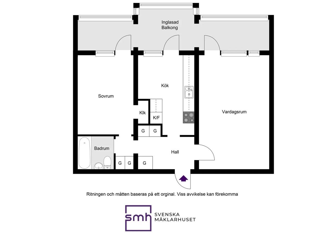 Floor plan for Sjöblads väg 43