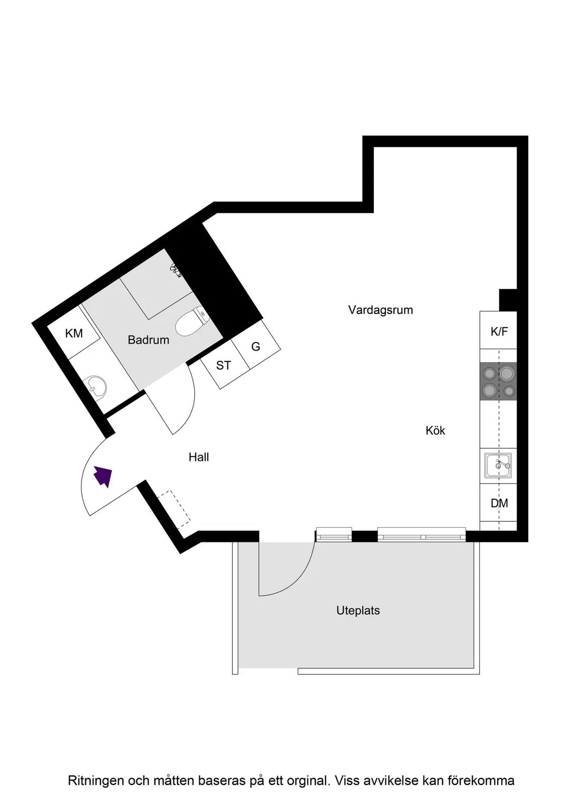 Floor plan for Vinnarcirkeln 5