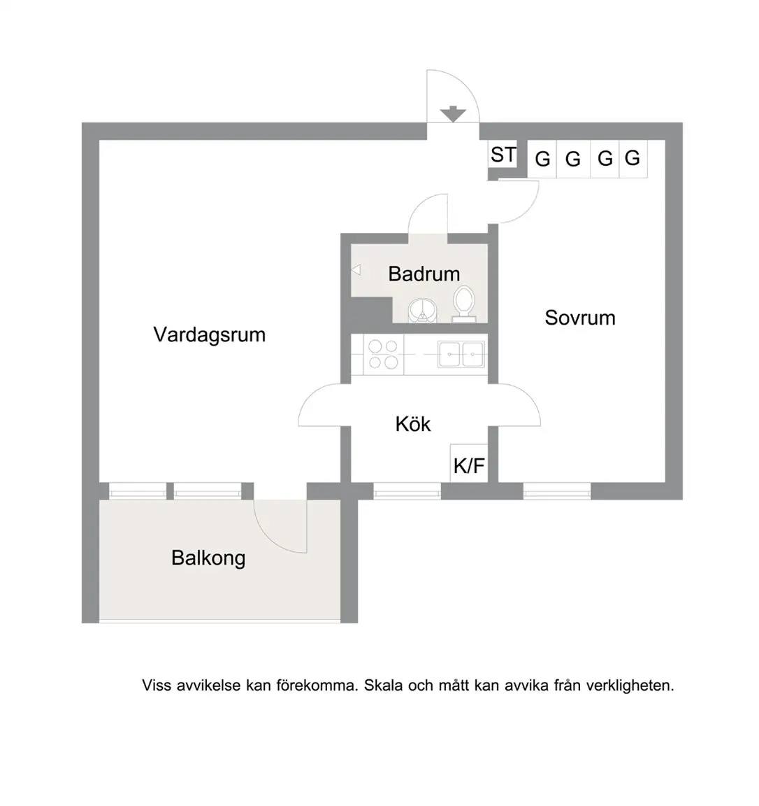 Floor plan for Tulpangatan 2