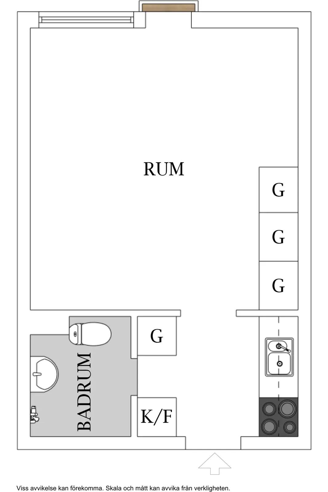 Floor plan for Kvarnplan 1