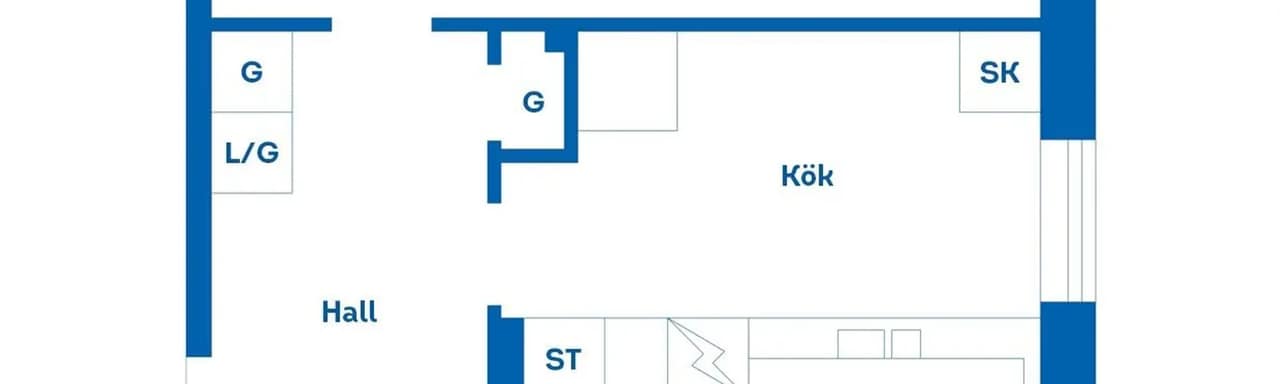 Floor plan for Holmgatan 3
