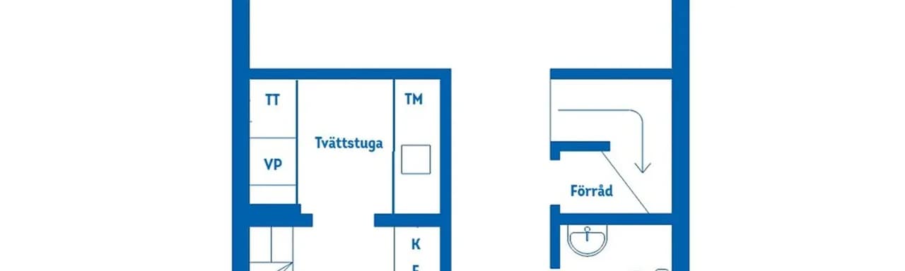 Floor plan for Solbackavägen 13E