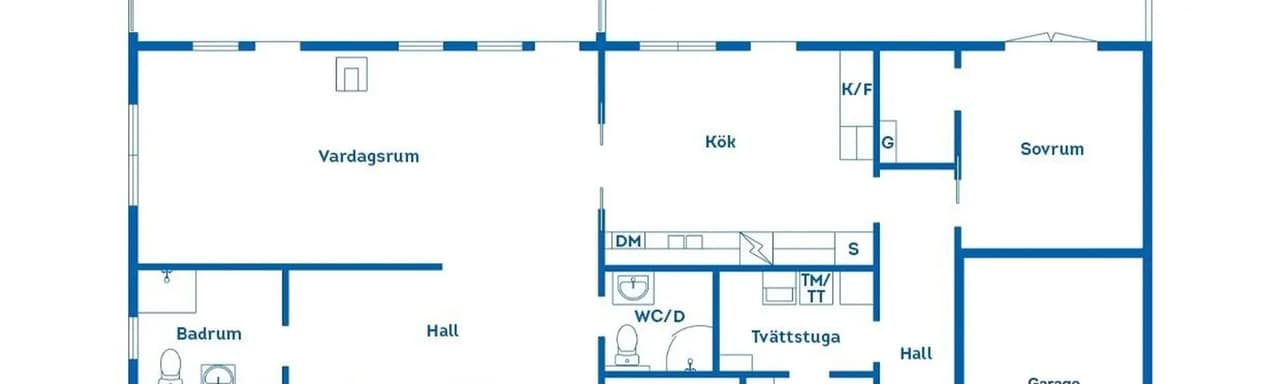 Planritning för Vårfruvägen 28