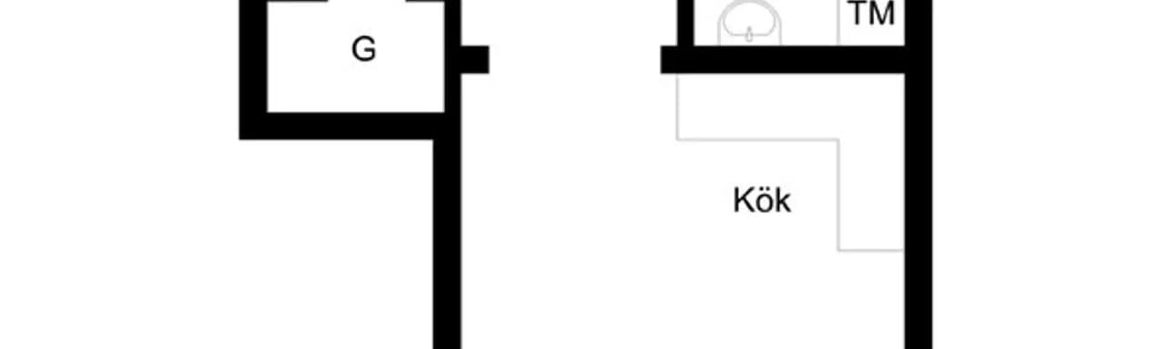 Floor plan for Gustaf Rydbergsgatan 14B