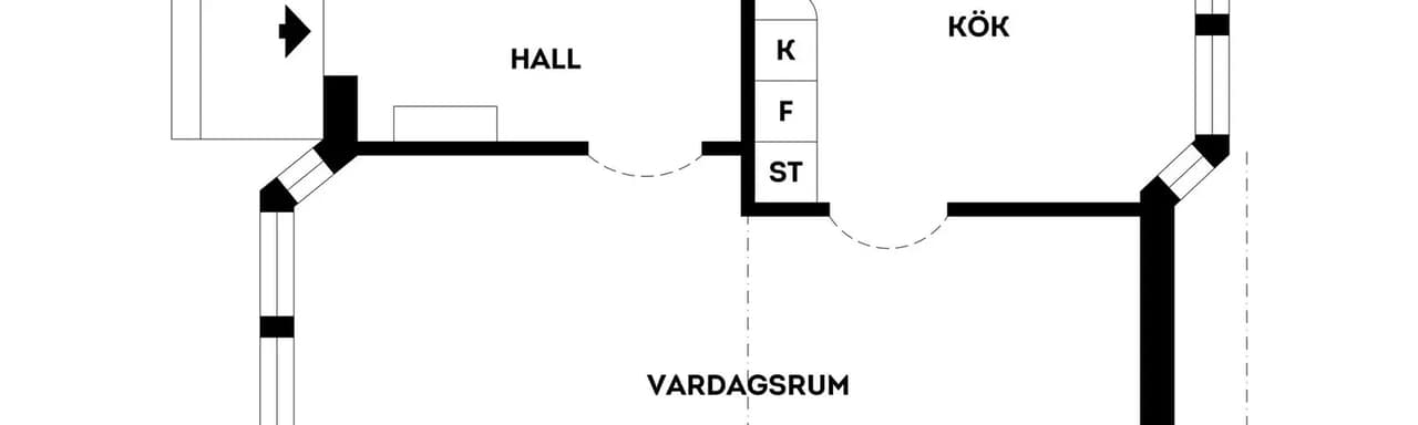 Floor plan for Norrskogsvägen 14