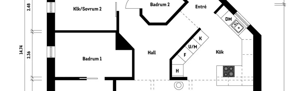 Floor plan for Häljeröd 183