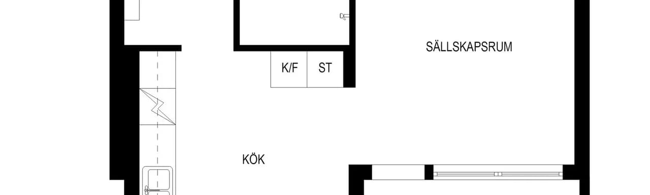 Floor plan for Margreteborgsvägen 8