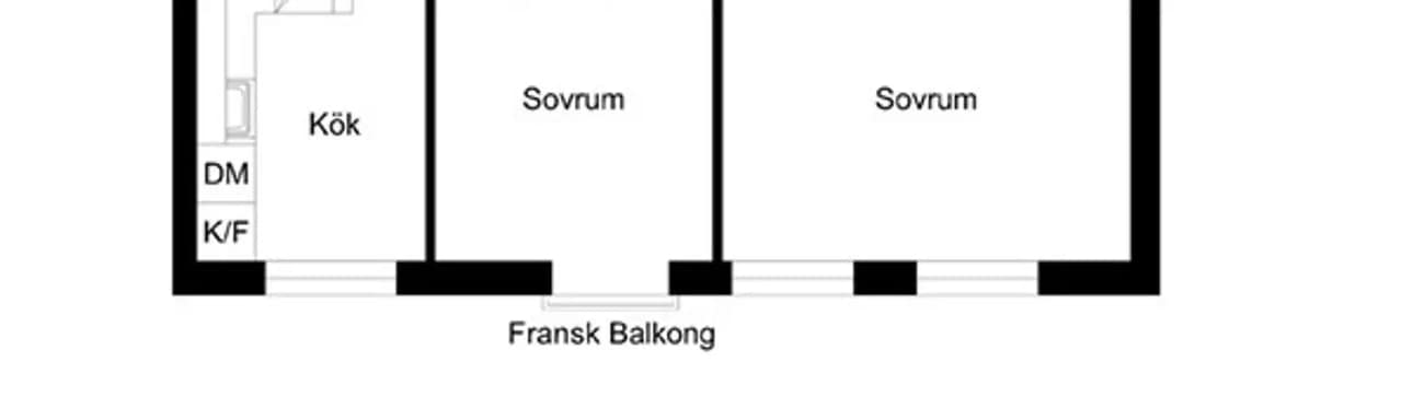 Floor plan for Kronborgsvägen 12c