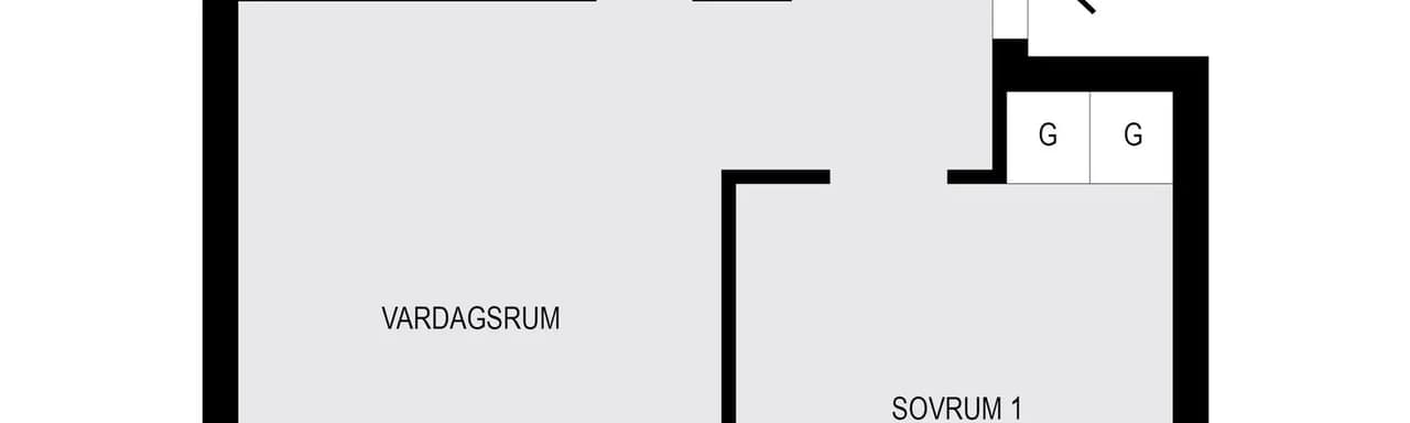 Floor plan for Bråviksvägen 3, vån 3/3
