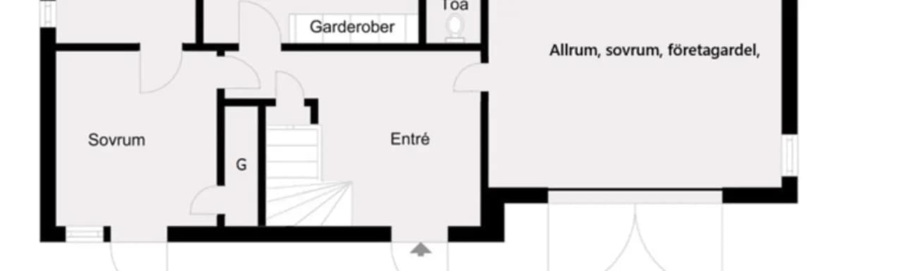 Planritning för Sandavägen 37
