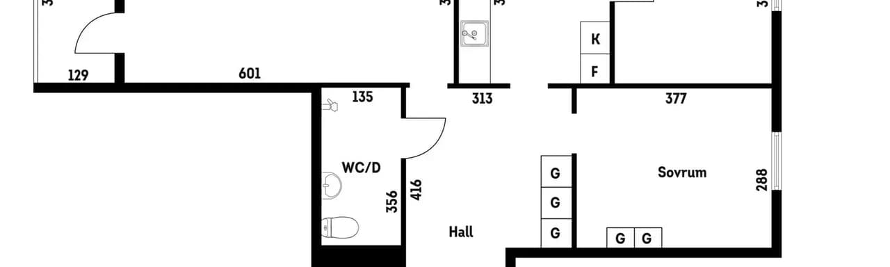 Floor plan for Sköndalsvägen 106
